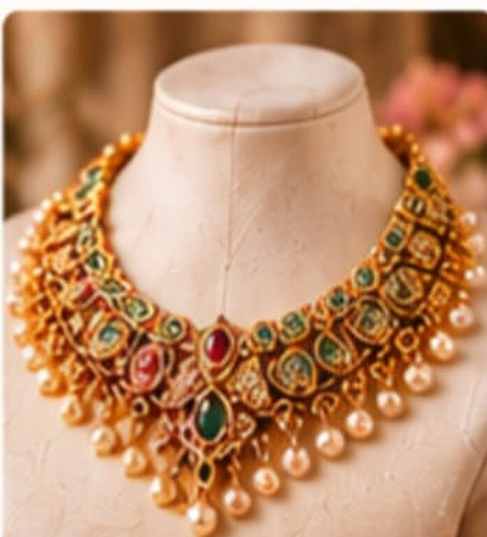 elegant gold necklace