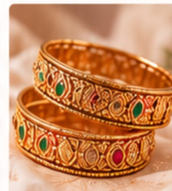 elegant gold bangles