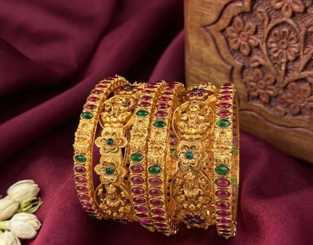traditional gold-toned bangle