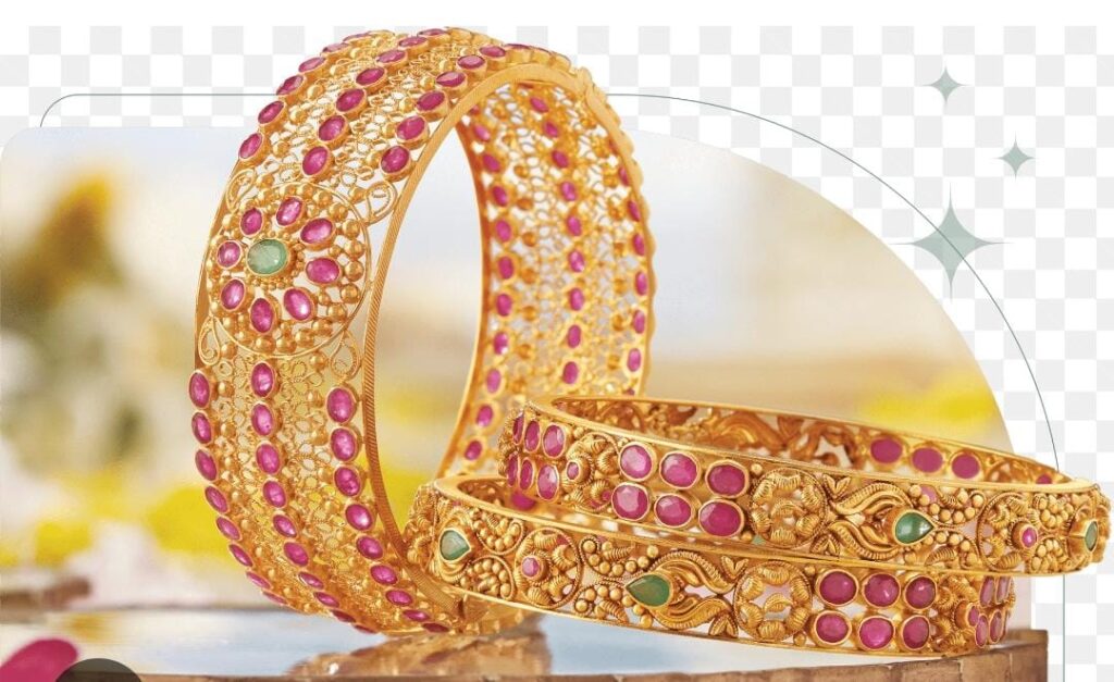 elegant gold-toned bangle