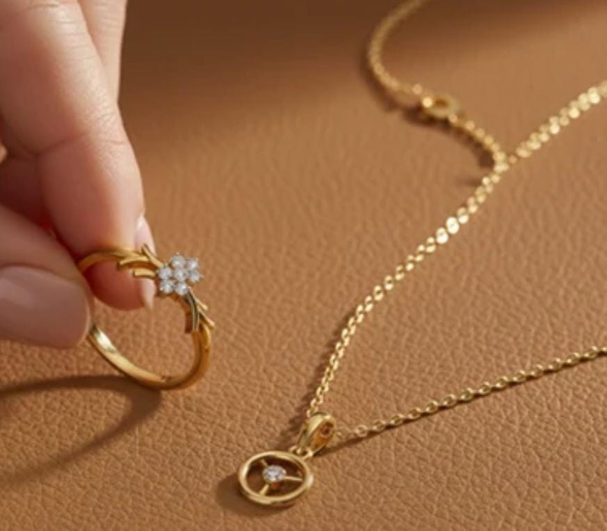 elegant custom jewellery set